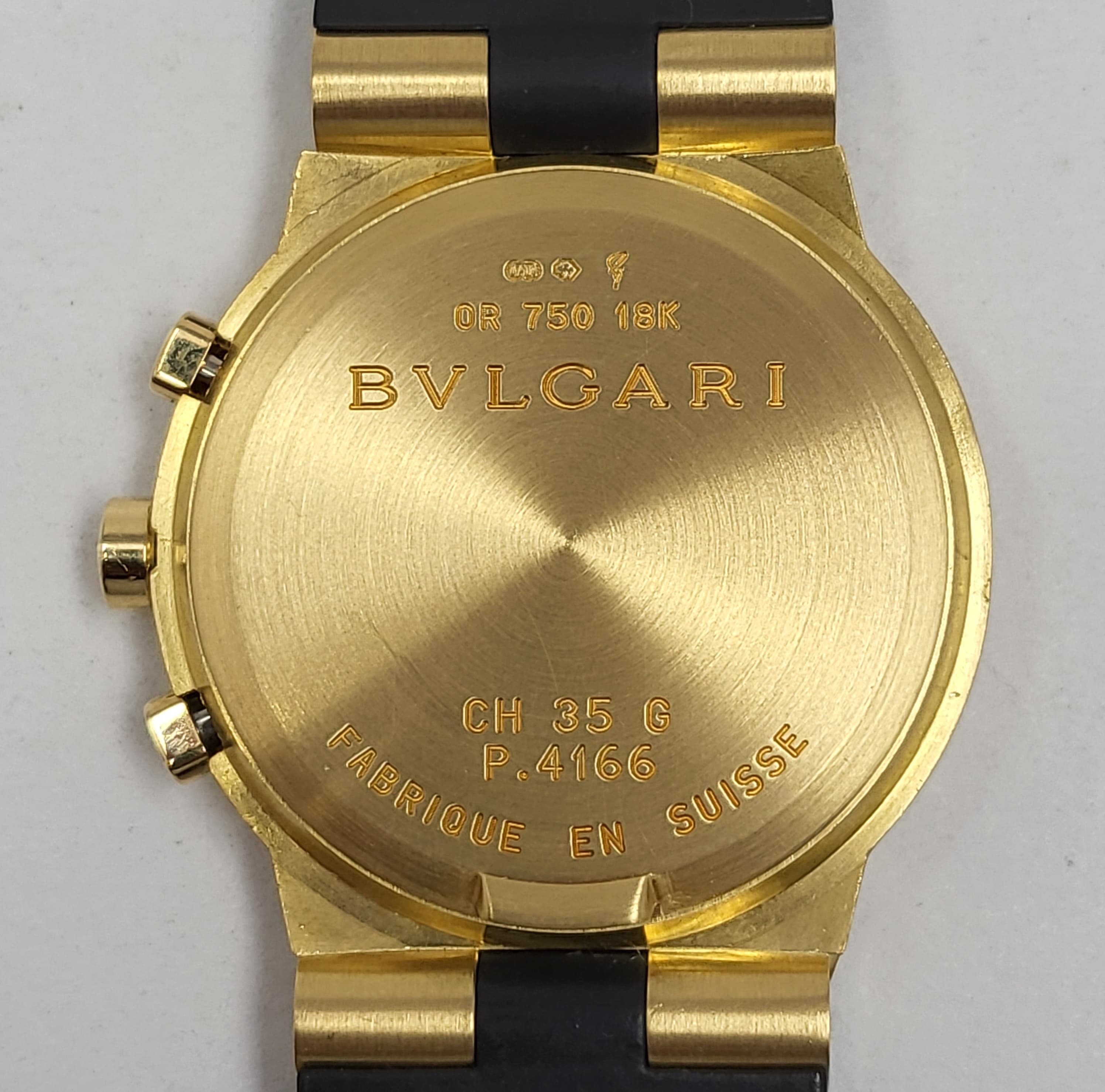 Reloj Bvlgari Diagono Oro 18k Cronografo Quartz – AMX Relojería