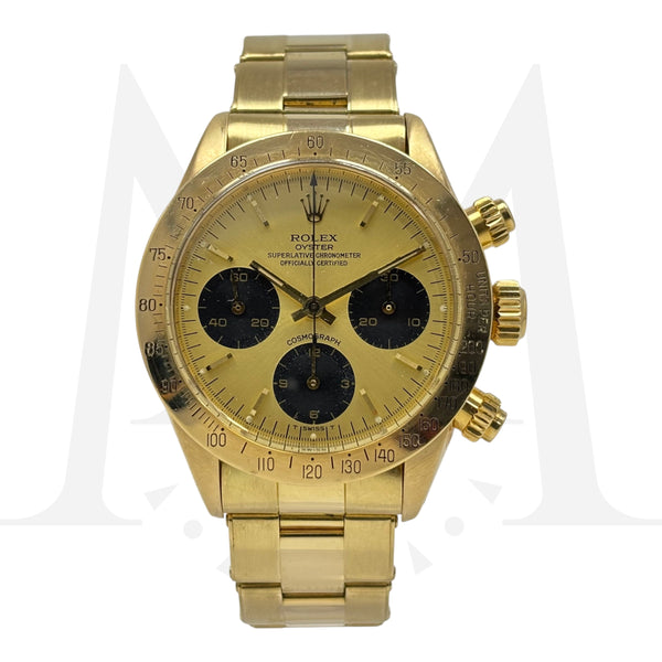 Reloj Rolex Daytona Cosmograph Oro 14k Cuerda Cronógrafo Vintage