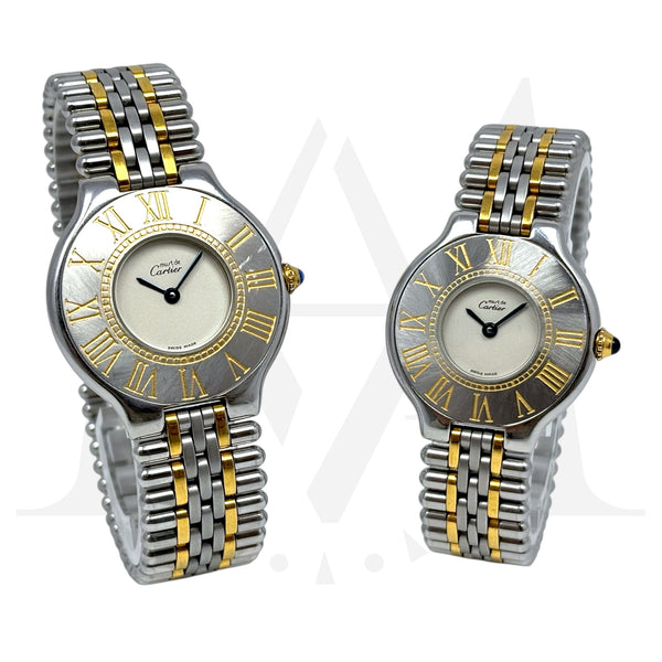 Relojes Pareja Cartier Must Siglo 21 Quartz