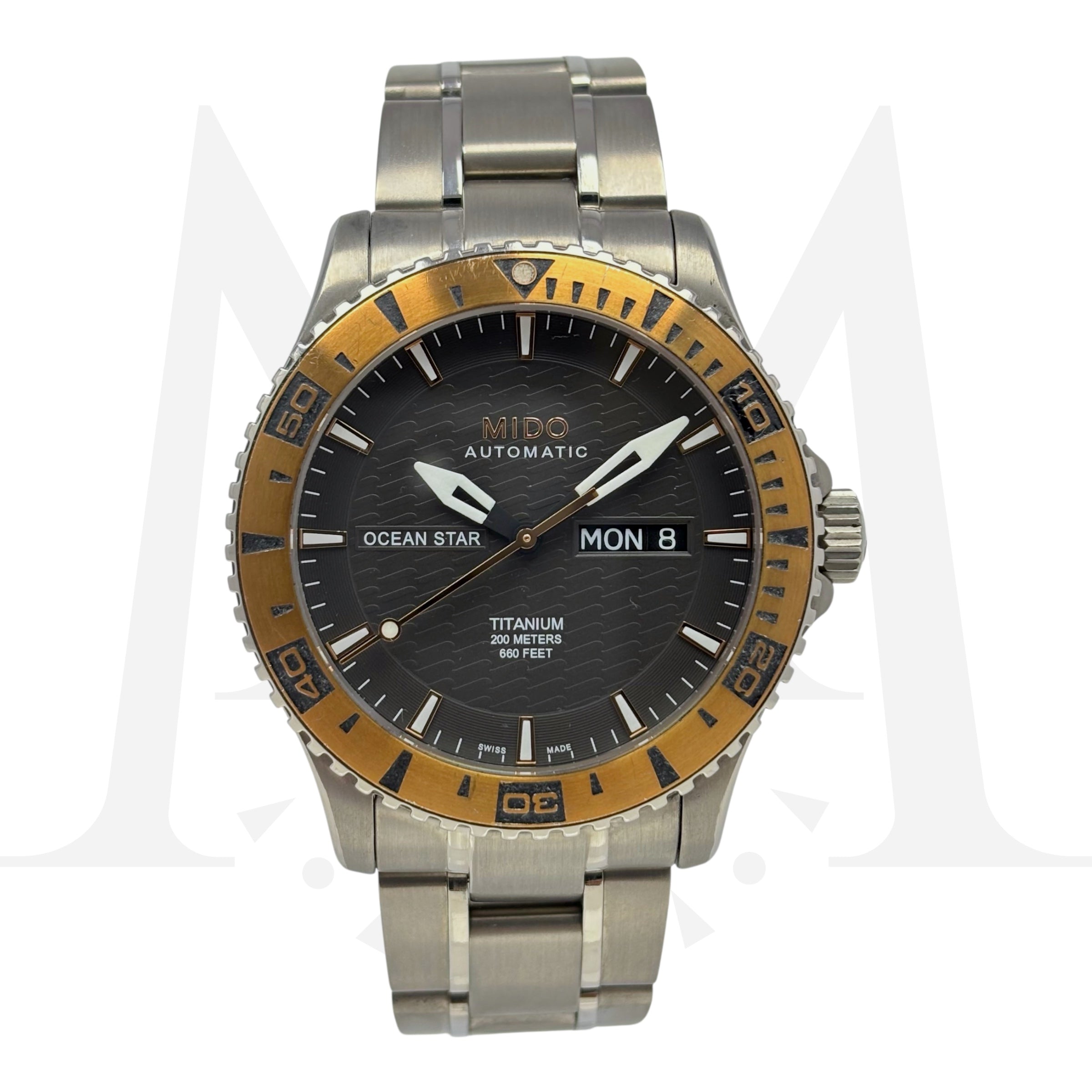 Titanium Reloj Mido Ocean Star Captain Reloj Mido Ocean Star