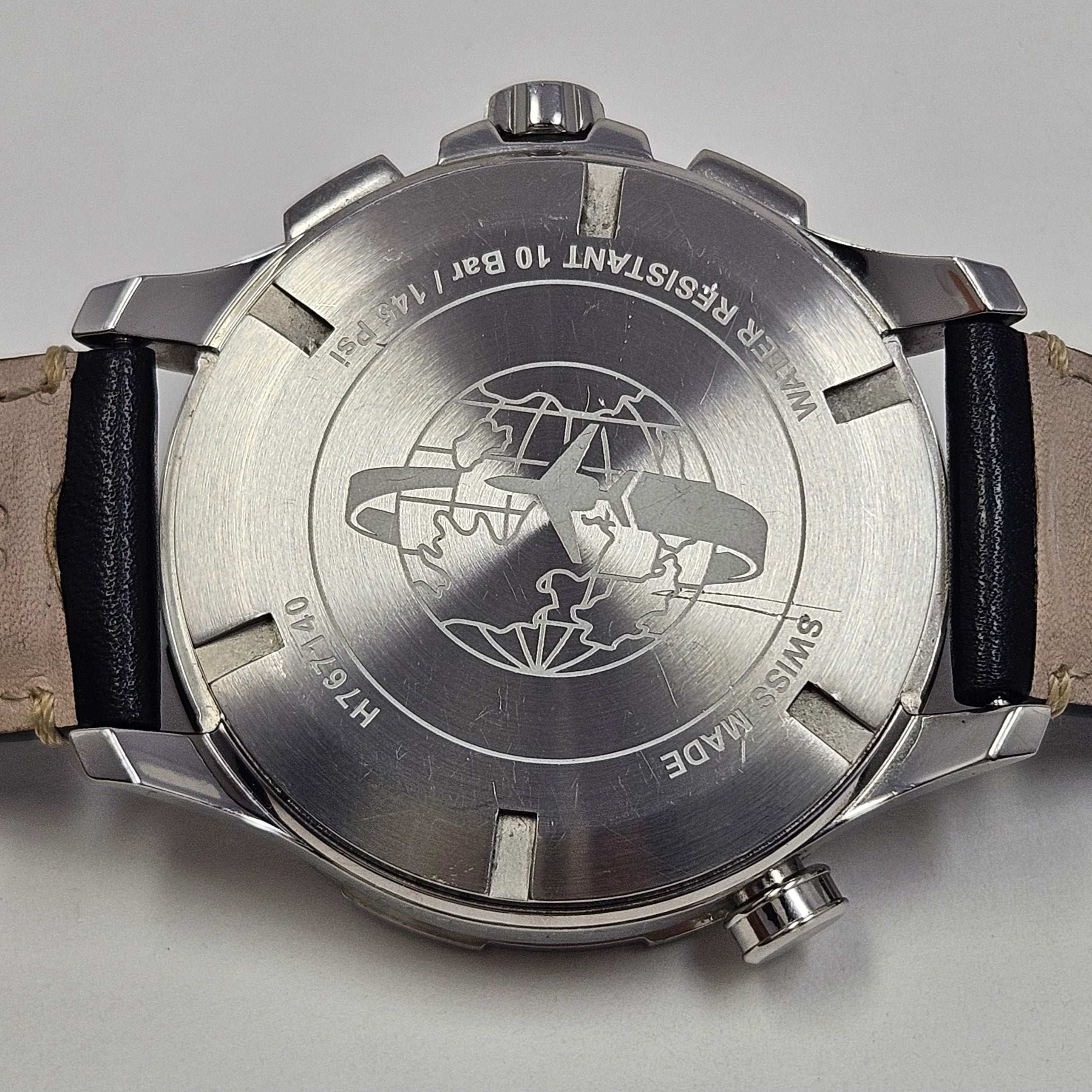 Reloj Hamilton Khaki Aviation Worldtimer Crono Quartz
