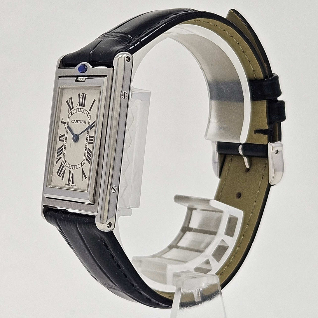 Reloj Cartier Tank Basculante 2390 Cuerda Manual Largo