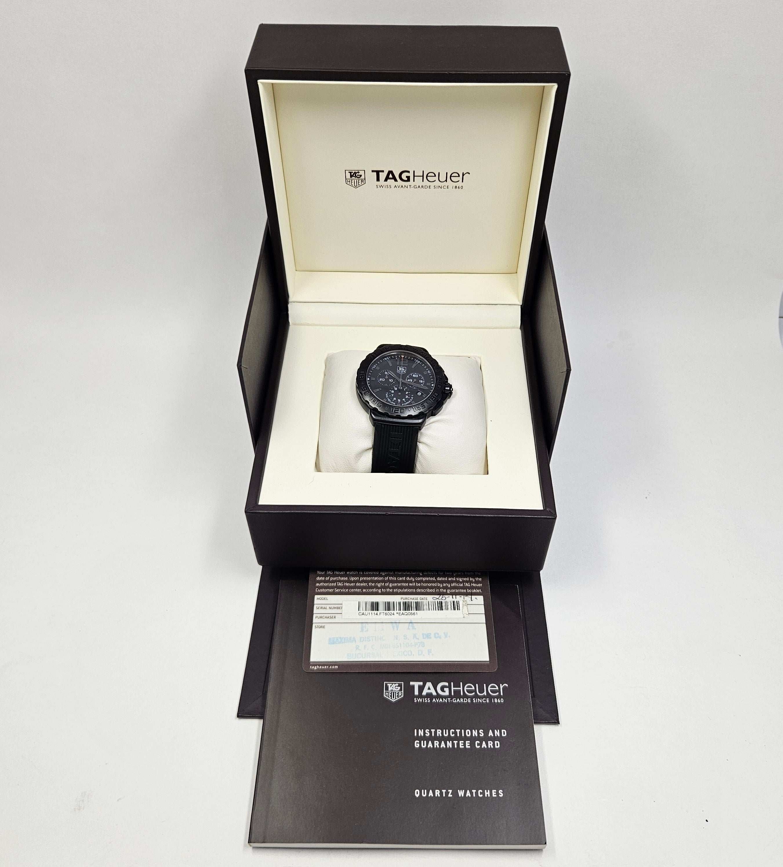 Reloj Tag Heuer Black Formula 1 Crono Quartz Full Set