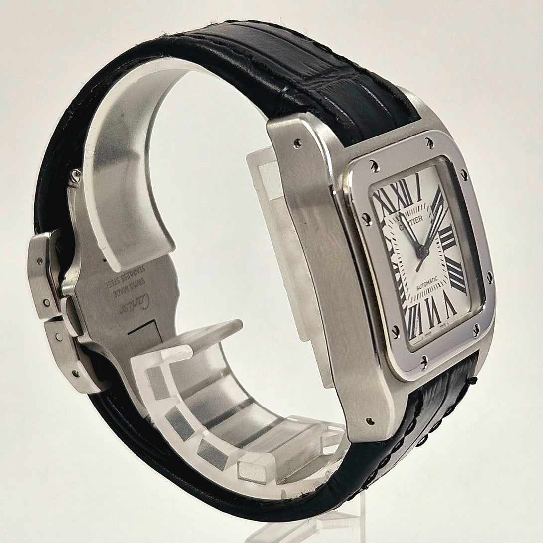Reloj Cartier Santos 100 Mediano Automático
